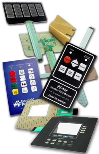 Membrane Switches made by Adhesa Plate